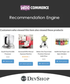 WooCommerce Recommendation Engine