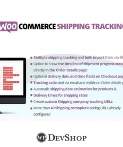 WooCommerce Shipping Tracking