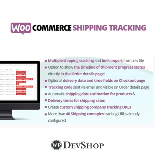 WooCommerce Shipping Tracking