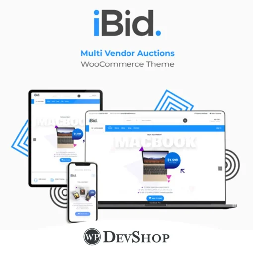 iBid – Multi Vendor Auctions WooCommerce Theme