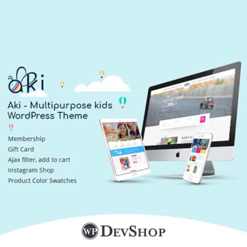 Aki – Multipurpose Kids WordPress Theme