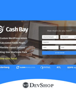 Cash Bay – Banking and Payday Loans WordPress Theme