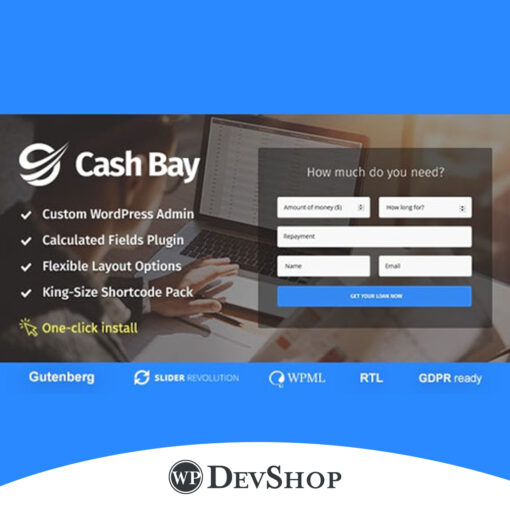 Cash Bay – Banking and Payday Loans WordPress Theme