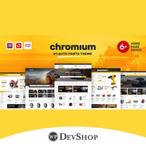 Chromium – Auto Parts Shop WordPress WooCommerce Theme