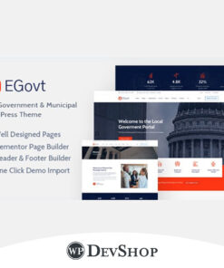 EGovt – City Government WordPress Theme