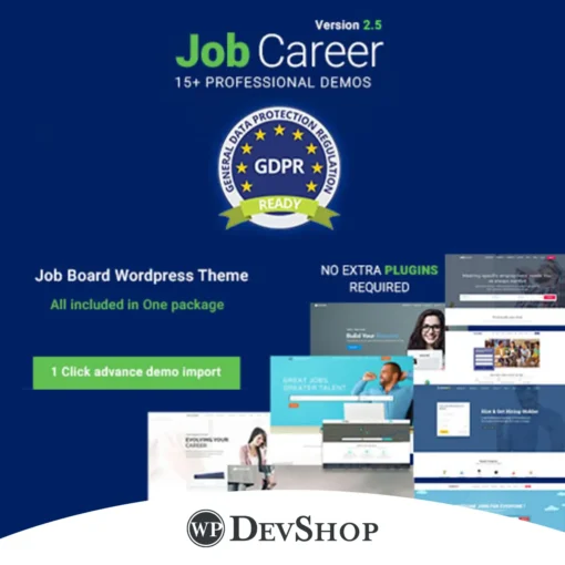 JobCareer | Job Board Responsive WordPress Theme