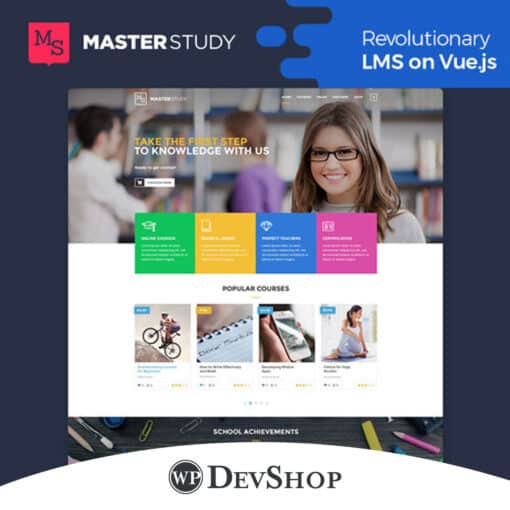 Masterstudy Education – LMS WordPress Theme