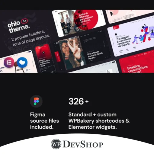 Ohio – Creative Portfolio & Agency WordPress Theme