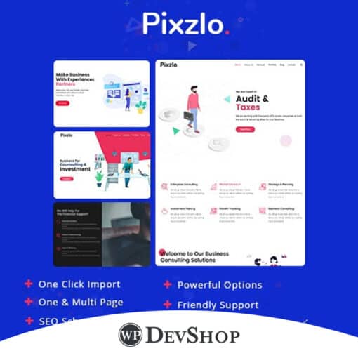 Pixzlo – Creative Theme for Professionals