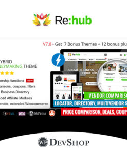 REHub – Price Comparison, Affiliate Marketing, Multi Vendor Store, Community Theme
