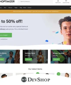 Shoptimizer – Fastest WooCommerce WordPress Themes