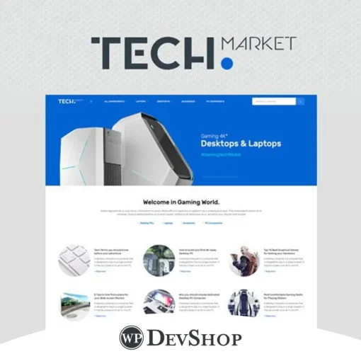 Techmarket – Multi-demo & Electronics Store WooCommerce Theme