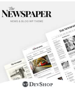The Newspaper – Magazine Editorial WordPress Theme