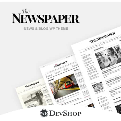The Newspaper – Magazine Editorial WordPress Theme