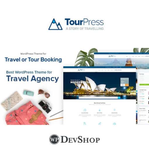 TourPress – Travel Booking WordPress Theme