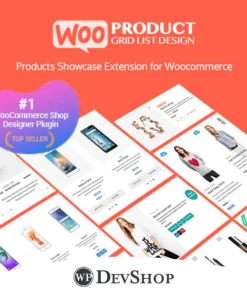 WOO Product Grid/List Design- Responsive Products Showcase Extension for WooCommerce
