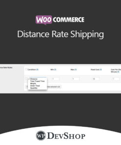 WooCommerce Distance Rate Shipping