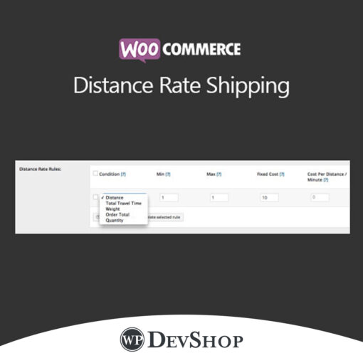 WooCommerce Distance Rate Shipping