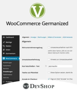WooCommerce Germanized Pro by Vendidero