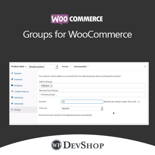 WooCommerce Groups for WooCommerce